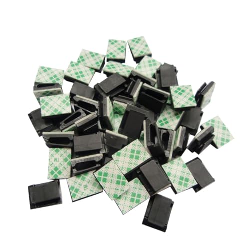 Mikinona 150 Stück Teiliges Kabelclips Schwarz Selbstklebende Kabelhalter Kabelklemme zur Kabelführung und Kabelorganisation für Auto Schreibtisch und Verlängerungskabel Mikinona 150 Stück Teiliges Kabelclips Schwarz Selbstklebende Kabelhalter Kabelklemme zur Kabelführung und Kabelorganisation für Auto Schreibtisch und Verlängerungskabel von Mikinona