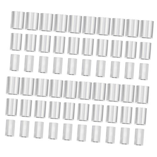 Mikinona 180 Stück Teiliges Aluminium Drahtseil Presshülsen Förmige Doppelloch Quetschhülsen Korrosionsbeständig für Stahlseil Ösen und Seilaufhängung Wetterfest für Innen und Außenbereich Mikinona 180 Stück Teiliges Aluminium Drahtseil Presshülsen Förmige Doppelloch Quetschhülsen Korrosionsbeständig für Stahlseil Ösen und Seilaufhängung Wetterfest für Innen und Außenbereich von Mikinona