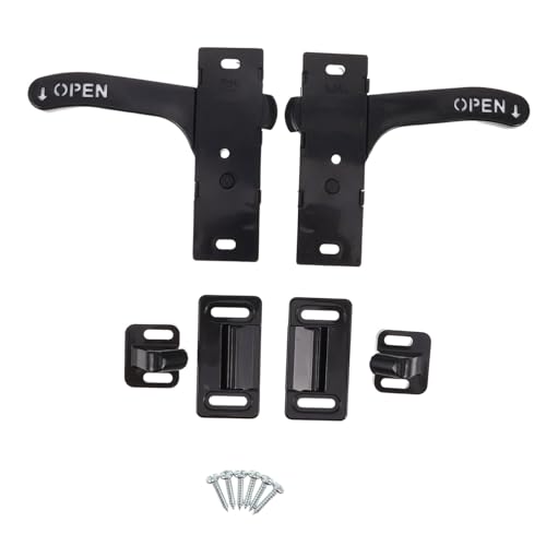 Mikinona 2 Sätze Rv Türgriff für Fliegenschutztür Riegel Links und Rechts Einfache Montage Sicherheitsgriff für Wohnmobile Wohnwagen und Camper Zubehör von Mikinona