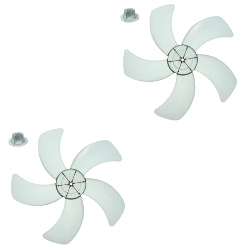 Mikinona 2 Stück 16 Flügel des Bodenventilators Mini fanner Auto stand- standbentilator Elektrolüfter wiederaufladbarer Lüfter tragbar Universelle Lüfterblätter Tischlüfterblätter von Mikinona