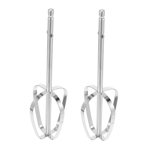 Mikinona 2 Stück Eierschläger Zubehör Ersatz Für Elektrische Handrührgeräte Handmixer Schläger Ersatz Für Manuelle Eierschläger Handmixer Hand Eierschläger Silber von Mikinona