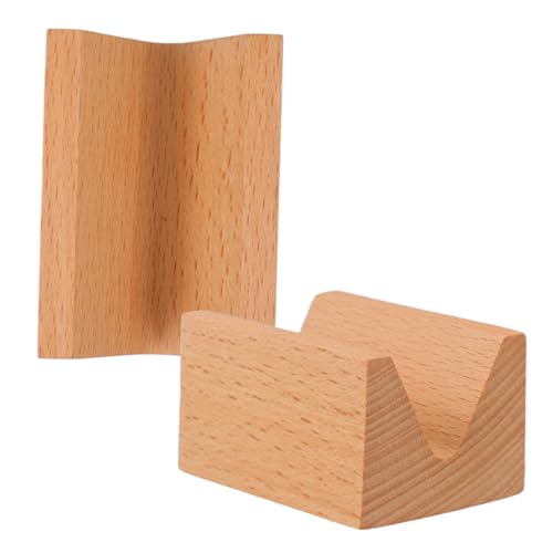 Mikinona 2 Stück Holz Sushi Halter Taco Präsentationsständer Förmiges Serviertablett für Sushi und Snacks für Restaurant Zuhause Party Essenspräsentation und Service von Mikinona