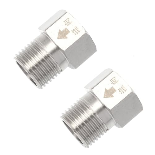 Mikinona 2 Stück Kupfer Rückschlagventil für Wasserleitungen Innengewinde zu Außengewinde Korrosionsbeständig Einfache Werkzeugfreie Montage für Toiletten und Warmwasserbereiter Mikinona 2 Stück Kupfer Rückschlagventil für Wasserleitungen Innengewinde zu Außengewinde Korrosionsbeständig Einfache Werkzeugfreie Montage für Toiletten und Warmwasserbereiter von Mikinona