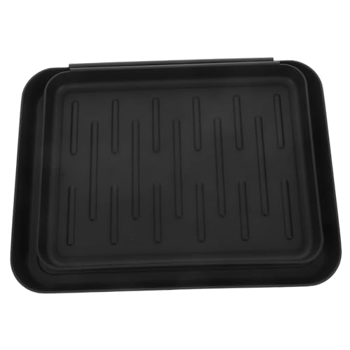 Mikinona 2 Stück Mehrzweck Kunststoff Schuhablage Tray Abtropfmatte Für Eingangsbereich Haustier Futterbereich Garten Antirutsch Design Strapazierfähig Mikinona 2 Stück Mehrzweck Kunststoff Schuhablage Tray Abtropfmatte Für Eingangsbereich Haustier Futterbereich Garten Antirutsch Design Strapazierfähig von Mikinona