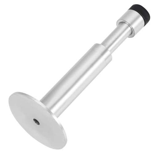 Mikinona 2 Stück Metall Türstopper mit Hydraulischem Dämpfer Selbstklebend Stoßfest Leise Aluminiumlegierung Türanschlag für Bodensegment für Badezimmer und Innenbereiche von Mikinona