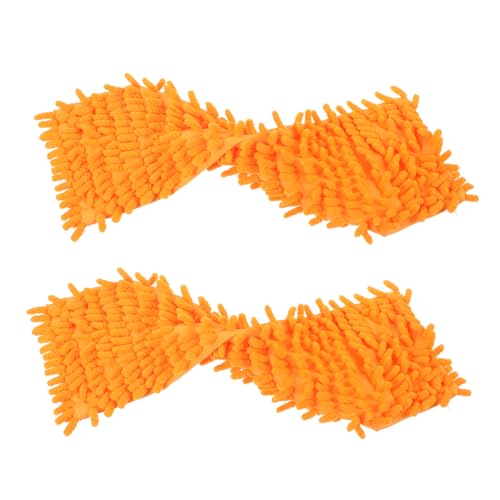 Mikinona 2 Stück Mop Ersatzbezüge Hochwertige Mikrofaser Wischmopp Tücher mit Hoher Wasseraufnahme für Gründliche von Böden Fenstern und Ecken Orange Mikinona 2 Stück Mop Ersatzbezüge Hochwertige Mikrofaser Wischmopp Tücher mit Hoher Wasseraufnahme für Gründliche von Böden Fenstern und Ecken Orange von Mikinona