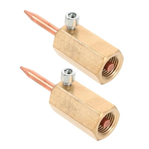 Mikinona 2 Stück Spot Welder Schweißspitzen mit Temperaturkontrolle Präzise Karosserieblechreparatur für Auto Benutzerfreundlich Beschleunigt Reparaturprozesse Vielseitig für Verschiedene von Mikinona