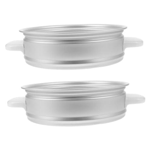 Mikinona 2 Stück Teiliges Aluminium Dampfeinsatz für Reiskocher Einsetzbar für Gemüse Dumplings und Fisch Kapazität Leicht zu Reinigen Effiziente Wärmeverteilung Mikinona 2 Stück Teiliges Aluminium Dampfeinsatz für Reiskocher Einsetzbar für Gemüse Dumplings und Fisch Kapazität Leicht zu Reinigen Effiziente Wärmeverteilung von Mikinona