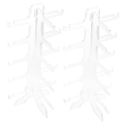 Mikinona 2 Stück Teiliges Brillenhalter Transparent Abnehmbar Multifunktionaler Brillenständer Organizer für Sonnenbrillen Lesebrillen Skibrillen Stabiler Aufsteller zur Übersichtlichen Mikinona 2 Stück Teiliges Brillenhalter Transparent Abnehmbar Multifunktionaler Brillenständer Organizer für Sonnenbrillen Lesebrillen Skibrillen Stabiler Aufsteller zur Übersichtlichen von Mikinona