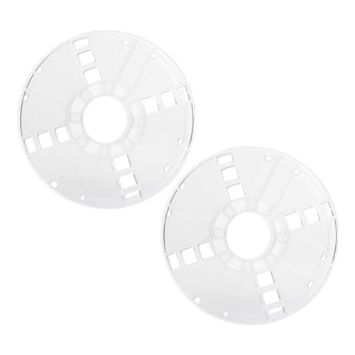 Mikinona 2 Stück Teiliges Drucker Spulen Kunststoff Hohler Bobbin Transparent Spule Ersatzteil für Drucker mit Stabilem Leichtem Design und Sicherem Schaft Mikinona 2 Stück Teiliges Drucker Spulen Kunststoff Hohler Bobbin Transparent Spule Ersatzteil für Drucker mit Stabilem Leichtem Design und Sicherem Schaft von Mikinona