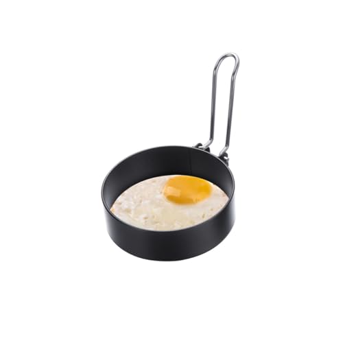 Mikinona 2 Stück Teiliges Edelstahl Spiegelei und Pfannkuchenform mit Drehbarem Griff Antihaftbeschichtete Runde Eierform für Einfache Handhabung und Sauberes Kochen Küche Mikinona 2 Stück Teiliges Edelstahl Spiegelei und Pfannkuchenform mit Drehbarem Griff Antihaftbeschichtete Runde Eierform für Einfache Handhabung und Sauberes Kochen Küche von Mikinona