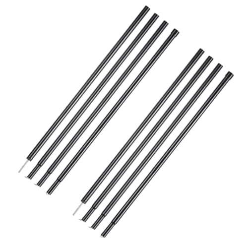 Mikinona 2 Stück Teiliges Lang Rostfreie Langlebige Outdoor zeltstangen Wetterfeste Camping zubehör für Zelt Vordach Sonnensegel Robust und Leicht Transportierbar von Mikinona
