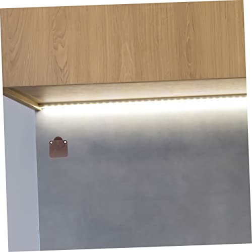Mikinona 2 Stück Teiliges Schranklicht Touch schalter Automatischer Türkontaktschalter für Kleiderschrank Möbelbeleuchtung Stabiles Kupfer abs material Einfache Installation Braun von Mikinona