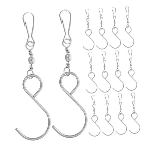 Mikinona 20 Stück Edelstahl Drehhaken Haken zum Aufhängen Windspiele Vogelfutterspender Belastbar Vielseitig für Pflanzen Schlüssel und Dekorationen Einfache Montage Stabile Halterung Mikinona 20 Stück Edelstahl Drehhaken Haken zum Aufhängen Windspiele Vogelfutterspender Belastbar Vielseitig für Pflanzen Schlüssel und Dekorationen Einfache Montage Stabile Halterung von Mikinona