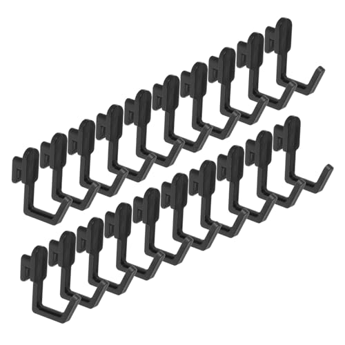 Mikinona 20 Stück Pegboard Haken Hängeorganizer für Küche Schlafzimmer Büro Vielseitige Aufbewahrungshaken für Lochwand Regalsystem Platzsparende Ordnungslösung von Mikinona