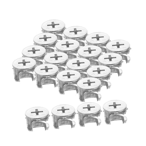 Mikinona 20 Stück Teiliges Exzenter Nockenschlösser aus Metall Unsichtbare Möbelverbindungsschrauben für Schrank Kleiderschrank Tischmontage Stabile und Vielseitige Möbelbeschläge Mikinona 20 Stück Teiliges Exzenter Nockenschlösser aus Metall Unsichtbare Möbelverbindungsschrauben für Schrank Kleiderschrank Tischmontage Stabile und Vielseitige Möbelbeschläge von Mikinona