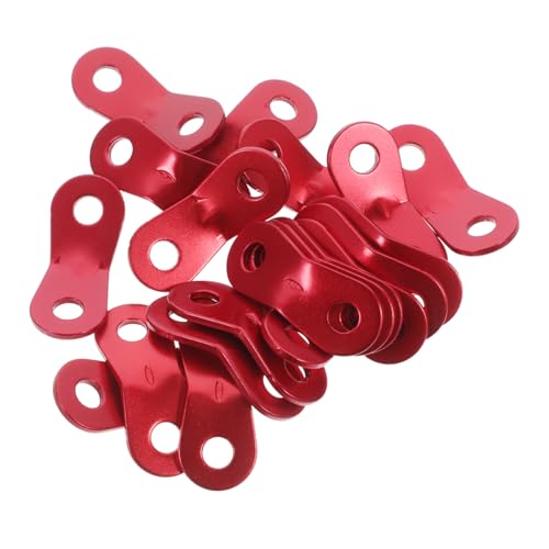 Mikinona 20 Stück Teiliges Zeltseilspanner Aluminiumlegierung Wiederverwendbar Winddicht Robust Leicht für Camping Zeltschnur Abspannseile Vielseitig Einsetzbar Tragbar Langlebig von Mikinona