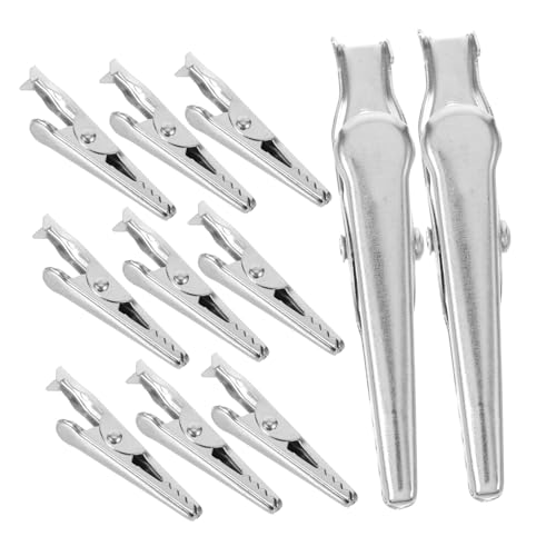 Mikinona 200 Stück Teiliges Metall Robuste Elektrische Testklemmen für Labor Werkstatt und Diy-projekte Präzise Stabil und Vielseitig für Stromkabel Jumperkabel-clips von Mikinona