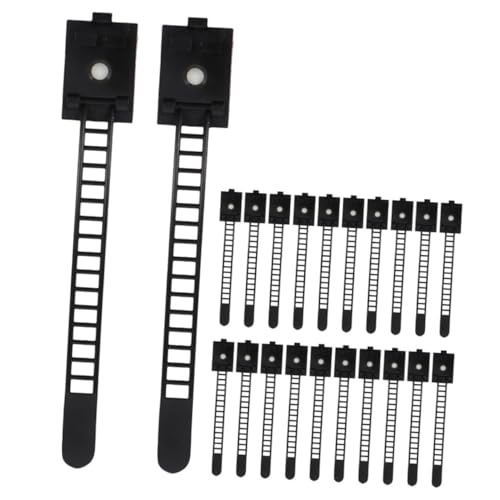 Mikinona 25 Stck Teiliges Selbstklebende Kabelclips Verstellbar Kabelhalter für Büro und Zuhause Kabelmanagement Clips zur Ordentlichen Drahtbefestigung Schreibtisch Sichere Mikinona 25 Stck Teiliges Selbstklebende Kabelclips Verstellbar Kabelhalter für Büro und Zuhause Kabelmanagement Clips zur Ordentlichen Drahtbefestigung Schreibtisch Sichere von Mikinona