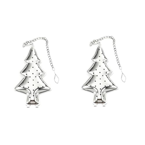 Mikinona 2 Stücke Einzigartige Weihnachten Baum Form Tee-ei Sieb Edelstahl Tee Leaker Filter Für Den Heimgebrauch Mikinona 2 Stücke Einzigartige Weihnachten Baum Form Tee-ei Sieb Edelstahl Tee Leaker Filter Für Den Heimgebrauch von Mikinona