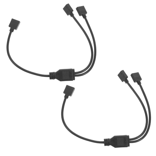 Mikinona 2Stücke Argb Splitterkabel zu Pin Verlängerungskabel für PC Motherboard Einfache Installation Unterstützt Mehrere Adressierbare Argb Geräte Langlebig Stabil von Mikinona