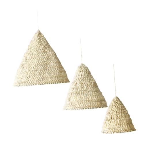 Mikinona 3 Stück Boho Lampenschirme aus Natürlichem Hanfseil Handgewebt Weiß Makramee Hängelampe für Schlafzimmer und Wohnzimmer Sanfte Beleuchtung für Nachttisch und Gemütliche Räume Mikinona 3 Stück Boho Lampenschirme aus Natürlichem Hanfseil Handgewebt Weiß Makramee Hängelampe für Schlafzimmer und Wohnzimmer Sanfte Beleuchtung für Nachttisch und Gemütliche Räume von Mikinona