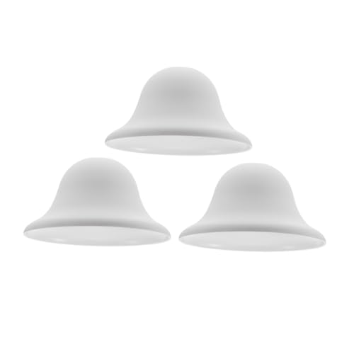 Mikinona 3 Stück Flachkopf Plastik Lampenschirm für Deckenleuchten Vintage Stil Ersatzschirm für Tischlampen Design Installieren Loch Mikinona 3 Stück Flachkopf Plastik Lampenschirm für Deckenleuchten Vintage Stil Ersatzschirm für Tischlampen Design Installieren Loch von Mikinona