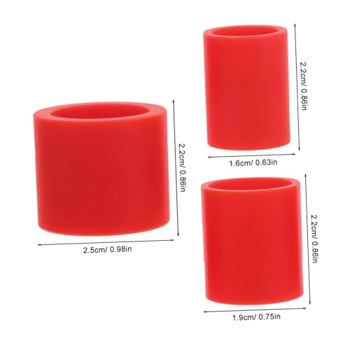 Mikinona 3 Stück Teiliges Kunststoff für Schleifscheibenwelle Verschleißfest Kompatibel mit Schleifmaschinen Kompakt und Einfach zu Montieren für Holzarbeiten von Mikinona