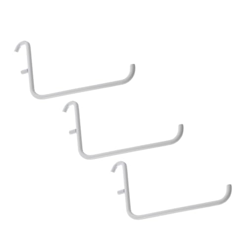 Mikinona 3 Stück Teiliges Robuste Eisen pegboard haken mit Backlack Vielseitige Lochwandhalter für Werkstatt und Garage Praktische Aufbewahrungshaken für Werkzeuge und Desktop organisation von Mikinona
