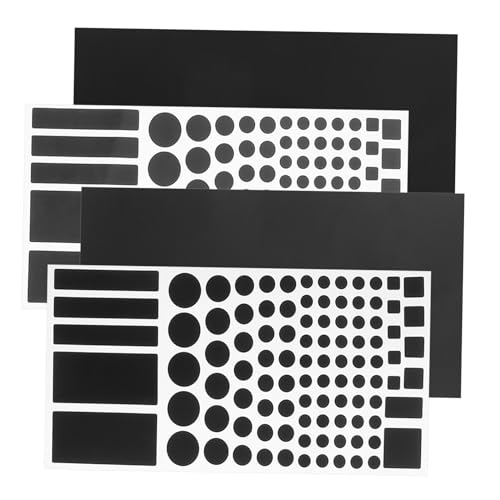 Mikinona 4 Blätter LED Abdunklungsfolie Selbstklebend Dimmbarer LED Lichtblocker Aufkleber für Router Tv Elektronik Lichtdämmfolie Energiesparend Einfache Installation Nachhaltiges Design von Mikinona
