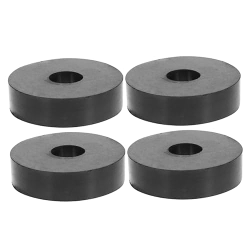 Mikinona 4 Stück Gummipuffer für Klimaanlagen und Maschinen Antivibrationspads zur Geräuschreduzierung Robuste Gummischeiben für Effektive Vibrationsdämpfung und Einfache Installation von Mikinona