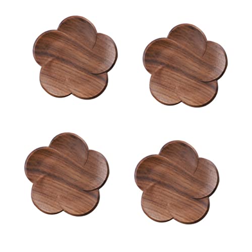 Mikinona 4 Stück Kung Fu Teetassen Untersetzer rutschfeste Tassenuntersetzer Teekannen Hot Pot Halter Kaffeetassen Untersetzer Tassenuntersetzer Kaffeetassen Untersetzer Teetassen von Mikinona