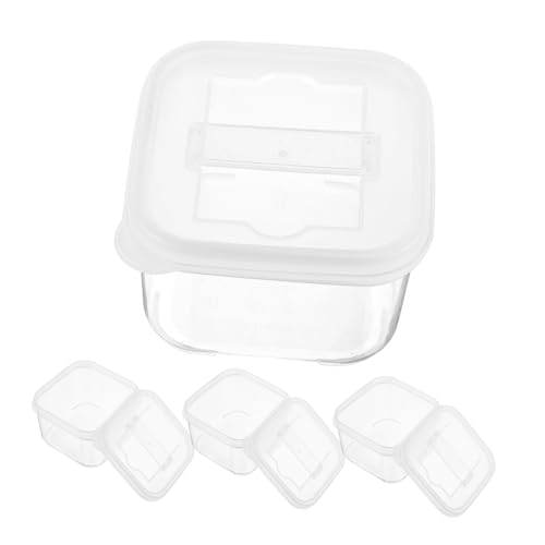 Mikinona 4 Stück Labor Probenbehälter aus Robustem Kunststoff mit Beschriftungsclip Mini Aufbewahrungsbox für Lebensmittel Bodenproben Langlebig und Bruchsicher für Labor und Transport Mikinona 4 Stück Labor Probenbehälter aus Robustem Kunststoff mit Beschriftungsclip Mini Aufbewahrungsbox für Lebensmittel Bodenproben Langlebig und Bruchsicher für Labor und Transport von Mikinona