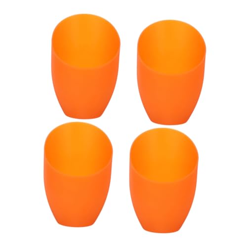 Mikinona 4 Stück Orangefarbene Kunststoff lampenschirme Schräger Pferdehufe design Gleichmäßige Lichtverteilung Einfache Montage Vielseitig für Steh Tischlampen in Wohn Schlafzimmer Mikinona 4 Stück Orangefarbene Kunststoff lampenschirme Schräger Pferdehufe design Gleichmäßige Lichtverteilung Einfache Montage Vielseitig für Steh Tischlampen in Wohn Schlafzimmer von Mikinona