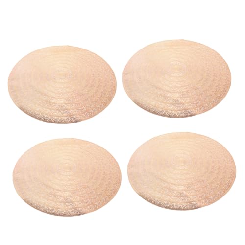 Mikinona 4 Stücke Runde Tischset Wärmedämmung Matte Für Geschirr Tasse Pad Dekorative von Mikinona