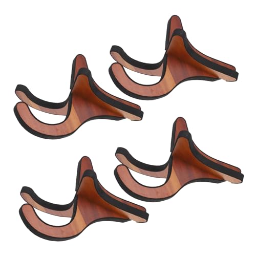 Mikinona 4 Stück Teiliges Faltbares Holz-gitarrenständer- Verstellbarer Halter für Akustik- Elektro- Bassgitarre Mandoline und Ukulele Stabiler Holzständer in Hellbraun für Kleine Mikinona 4 Stück Teiliges Faltbares Holz-gitarrenständer- Verstellbarer Halter für Akustik- Elektro- Bassgitarre Mandoline und Ukulele Stabiler Holzständer in Hellbraun für Kleine von Mikinona