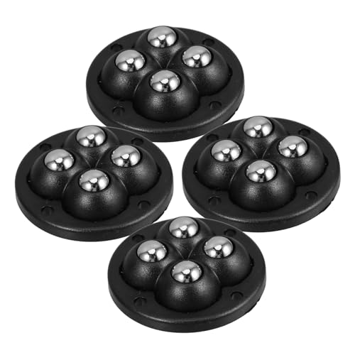 Mikinona 4 Stück Teiliges Selbstklebende Möbelrollen aus Edelstahl Kleine mit Drehung Robuste Lenkrollen für Möbel Aufbewahrungsboxen Haushaltsgeräte Schwarz Mikinona 4 Stück Teiliges Selbstklebende Möbelrollen aus Edelstahl Kleine mit Drehung Robuste Lenkrollen für Möbel Aufbewahrungsboxen Haushaltsgeräte Schwarz von Mikinona