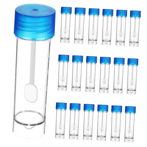Mikinona 40 Stück Bequemer Probensammler Plastikprobenbecher Stuhlbecher Becher für Kotproben Behälter für Stuhlproben stuhlprobe topf Stuhlbehälter Probenflaschen Transparent Mikinona 40 Stück Bequemer Probensammler Plastikprobenbecher Stuhlbecher Becher für Kotproben Behälter für Stuhlproben stuhlprobe topf Stuhlbehälter Probenflaschen Transparent von Mikinona