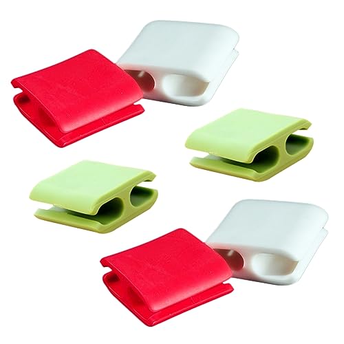 Mikinona 6 Stück Kabel Organizer aus Silikon Multifunktionale Kabelmanagement Clips für Desktop Kabelschutz für und USB Kabel Kleine Zufällige Farbe Zufällige Farbe Zufällige Farbe von Mikinona