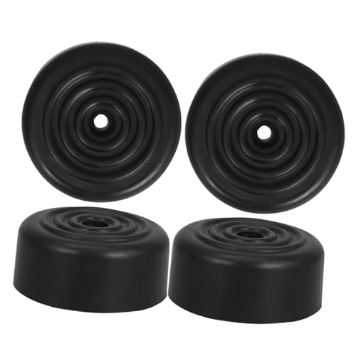 Mikinona 6 Stück Teiliges Schwarze Runde Konische Sofafüße mit Schraubmechanismus Stabile rutschfeste Möbelbeine für Sofas Stühle Bettrahmen und Schränke Einfache Montage Modernes Design von Mikinona