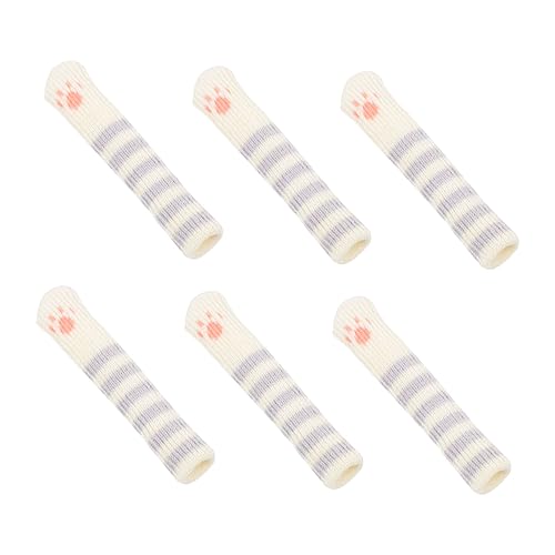 Mikinona 6 Stück Teiliges Türgriffschutz Niedlichem Katzenpfotenmuster Doppelter Strickschutz und Rutschfest für Schlafzimmer Zimmertüren Stoßfest und Kindersicher Waschbar Gestreift Mikinona 6 Stück Teiliges Türgriffschutz Niedlichem Katzenpfotenmuster Doppelter Strickschutz und Rutschfest für Schlafzimmer Zimmertüren Stoßfest und Kindersicher Waschbar Gestreift von Mikinona