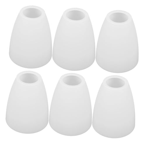 Mikinona 6 Stück Weiße Lampenschirme aus Kunststoff Flacher Lampenschirm mit Mittelöffnung Ersatz für Deckenpendelleuchte Tischlampe Nachttisch Campinglampe Minimalistisches Design Mikinona 6 Stück Weiße Lampenschirme aus Kunststoff Flacher Lampenschirm mit Mittelöffnung Ersatz für Deckenpendelleuchte Tischlampe Nachttisch Campinglampe Minimalistisches Design von Mikinona