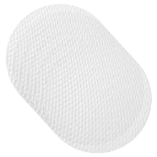 Mikinona 6 Stück Wiederverwendbare Dampfgarer Matte Runde Antihaft Dumpling Unterlage Durchmesser für Dampfgaren Backen und Dim Sum von Mikinona