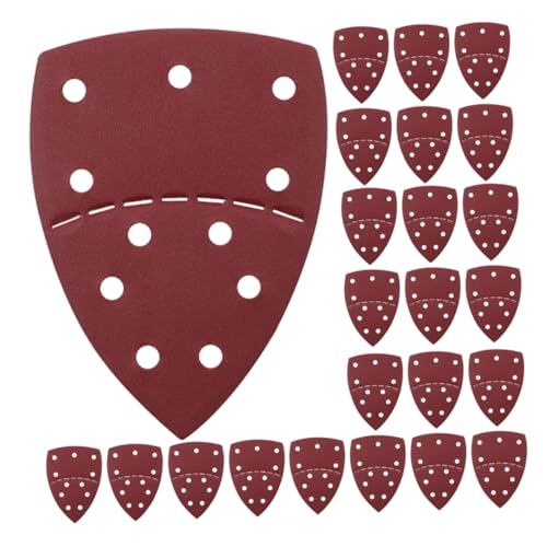 Mikinona 60 Stück Teiliges Sandpapier Dreieck Schleifblätter mit für Mouse Sander Langlebige Schleifpads für Holz Metall Möbelrestaurierung und Staubabsorption Mikinona 60 Stück Teiliges Sandpapier Dreieck Schleifblätter mit für Mouse Sander Langlebige Schleifpads für Holz Metall Möbelrestaurierung und Staubabsorption von Mikinona