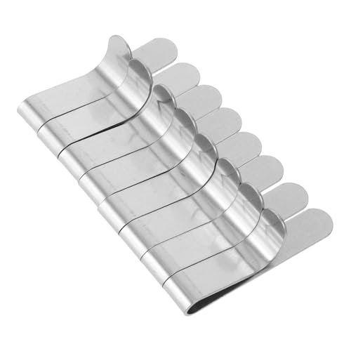 Mikinona 8 Stück Edelstahl Kuchenring Clips Backzubehör Fixierklammern für Mousse Ringe Backen Tortenringe Sicherer Halt für Kuchen Kekse und Desserts Zuhause und Profi von Mikinona