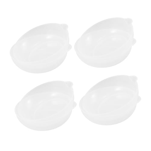 Mikinona 8 Stück Küchenwaage Lebensmittelwaage Elektronische Wiegeschale Wiegeschale Gewichtsplattform Küchenwaage Gewichtsschale Transparenter Kunststoff von Mikinona