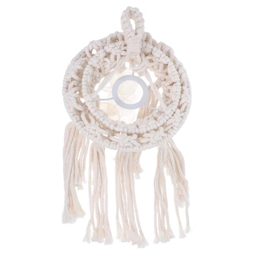Mikinona Boho Lampenschirm: Makramee Tischlampenschirm Schreibtischlichtabdeckung Glühbirnenabdeckung Für Kronleuchter Tisch Nachttisch Stehlampe Mikinona Boho Lampenschirm: Makramee Tischlampenschirm Schreibtischlichtabdeckung Glühbirnenabdeckung Für Kronleuchter Tisch Nachttisch Stehlampe von Mikinona