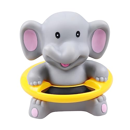 Mikinona Cartoon Elephant Badethermometer Elektronisches Wassertemperaturmessgerät für Badewanne Pool und Spa Sicher und Lustig für Kleinkinder Zufällige Farbe von Mikinona