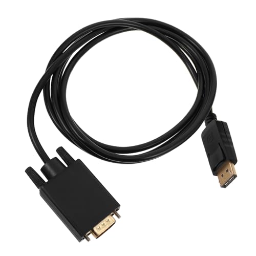 Mikinona Displayport zu Vga Kabel Adapterkabel für Computer und Projektoren HD Video Einfaches Setup Leicht und Langlebig Vielseitig Einsetzbar von Mikinona