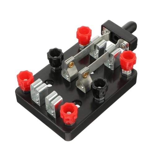 Mikinona Doppelpol doppelwurf schalter Elektrisches Laborgerät Schaltgerät für Stromkreise Physik Experiment Zubehör Robust Langlebig für Unterricht und Praxis von Mikinona
